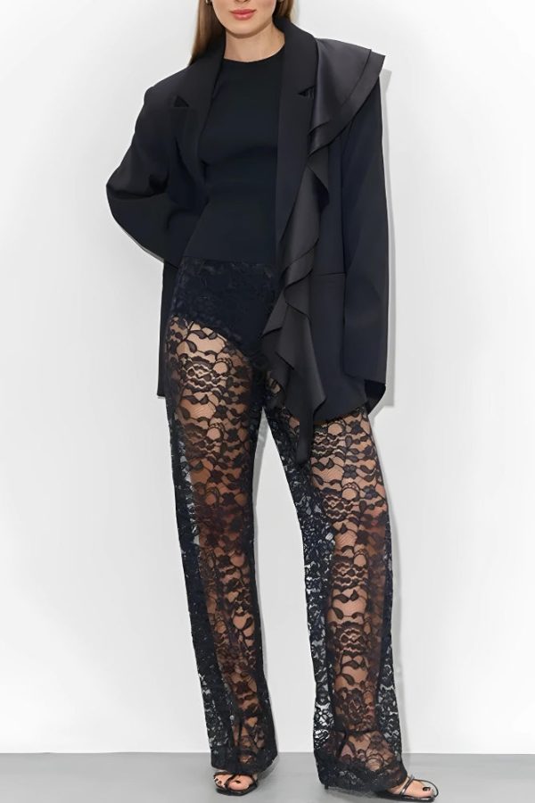 Lace Sheer Pants