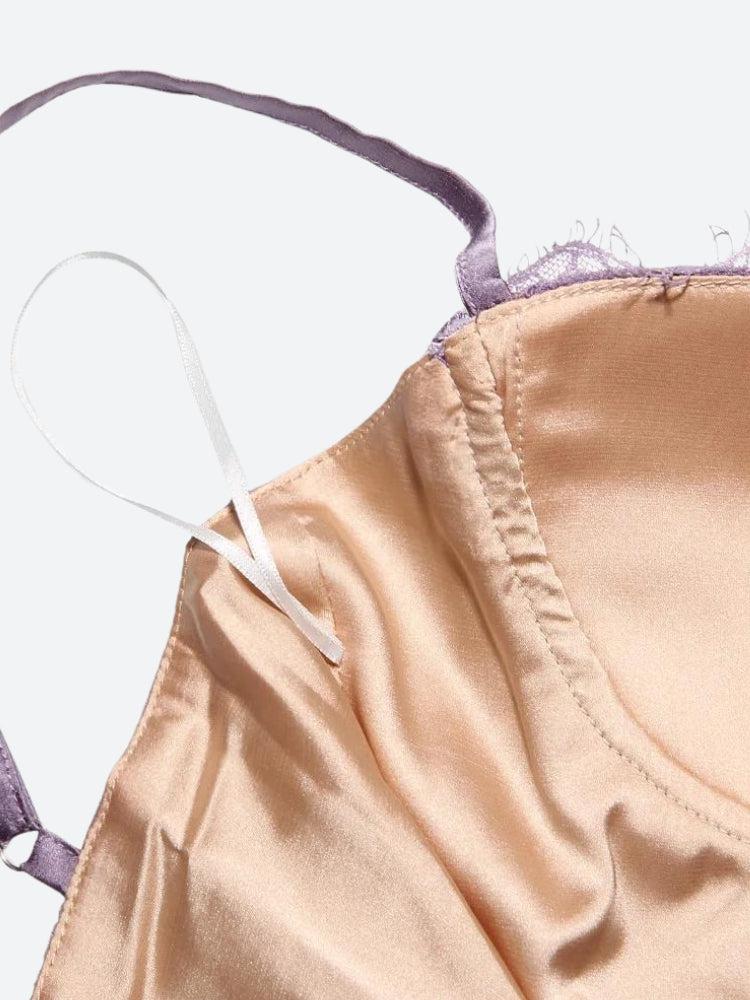 Lace Wired Mini Dress Lace Wired Mini Dress