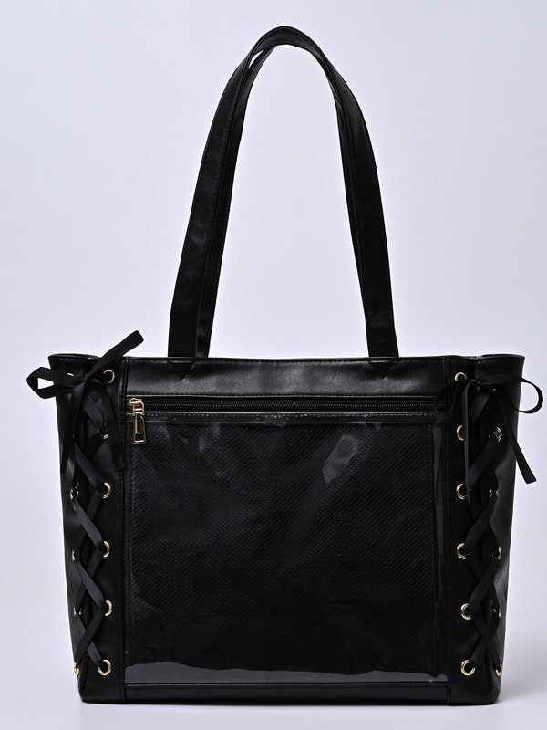 Large Capacity Ribbon Bow Ita Tote Bag