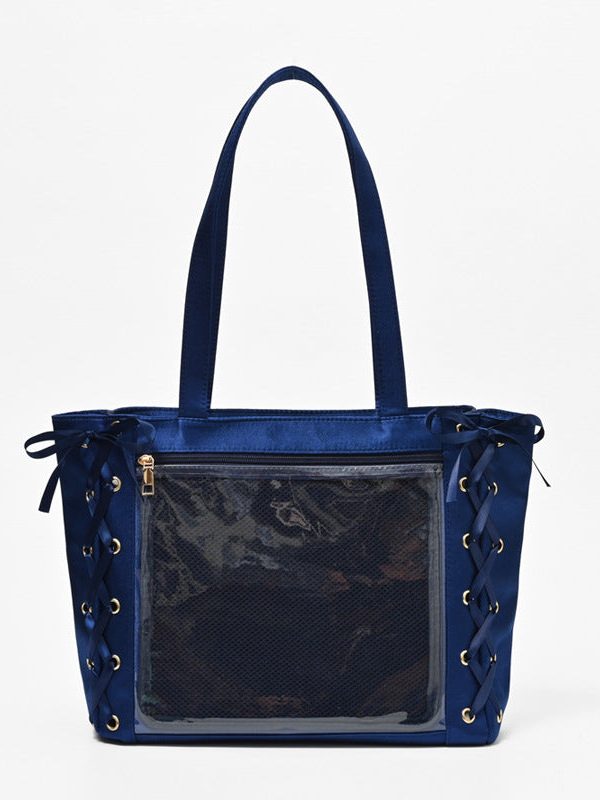 Large Capacity Ribbon Bow Ita Tote Bag