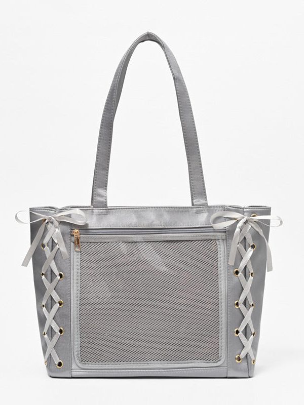 Large Capacity Ribbon Bow Ita Tote Bag