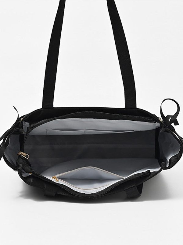 Large Capacity Ribbon Bow Ita Tote Bag