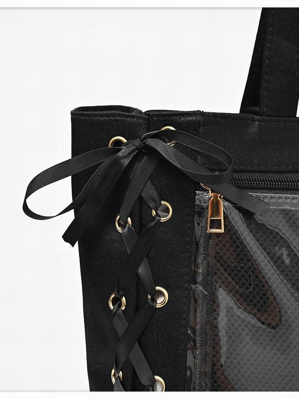 Large Capacity Ribbon Bow Ita Tote Bag