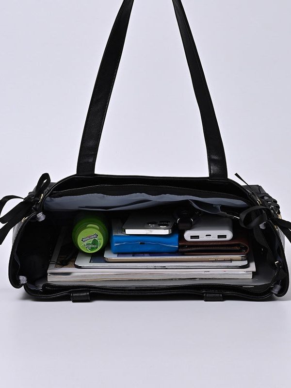 Large Capacity Ribbon Bow Ita Tote Bag