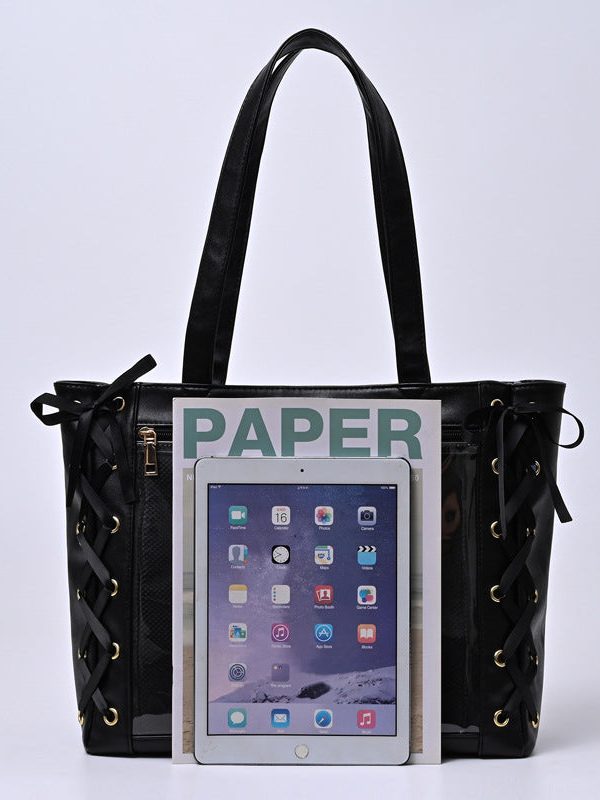 Large Capacity Ribbon Bow Ita Tote Bag