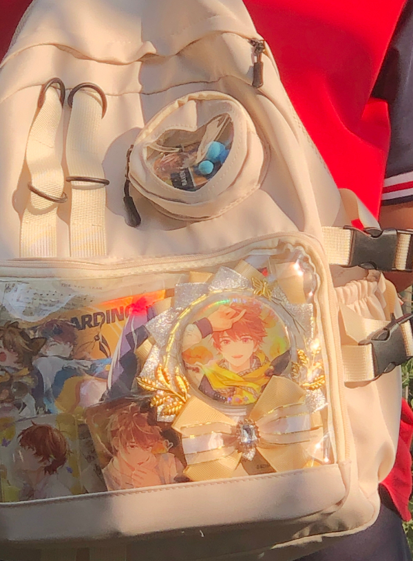 Large Lolita Double Clear Windows Kawaii Anime Backpack