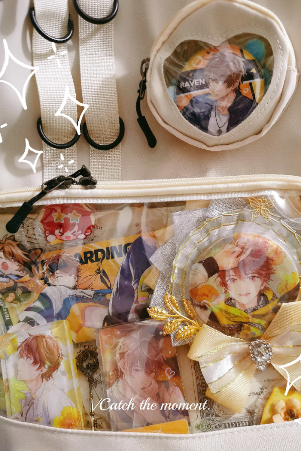 Large Lolita Double Clear Windows Kawaii Anime Backpack