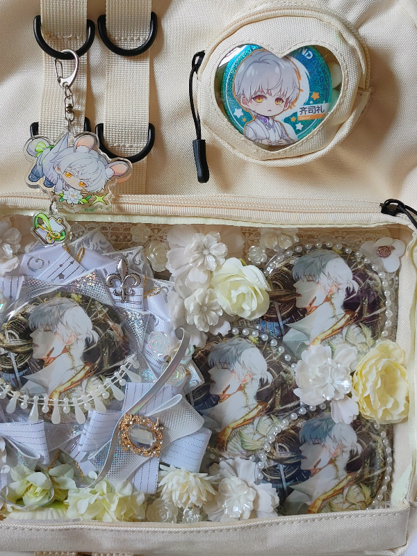 Large Lolita Double Clear Windows Kawaii Anime Backpack