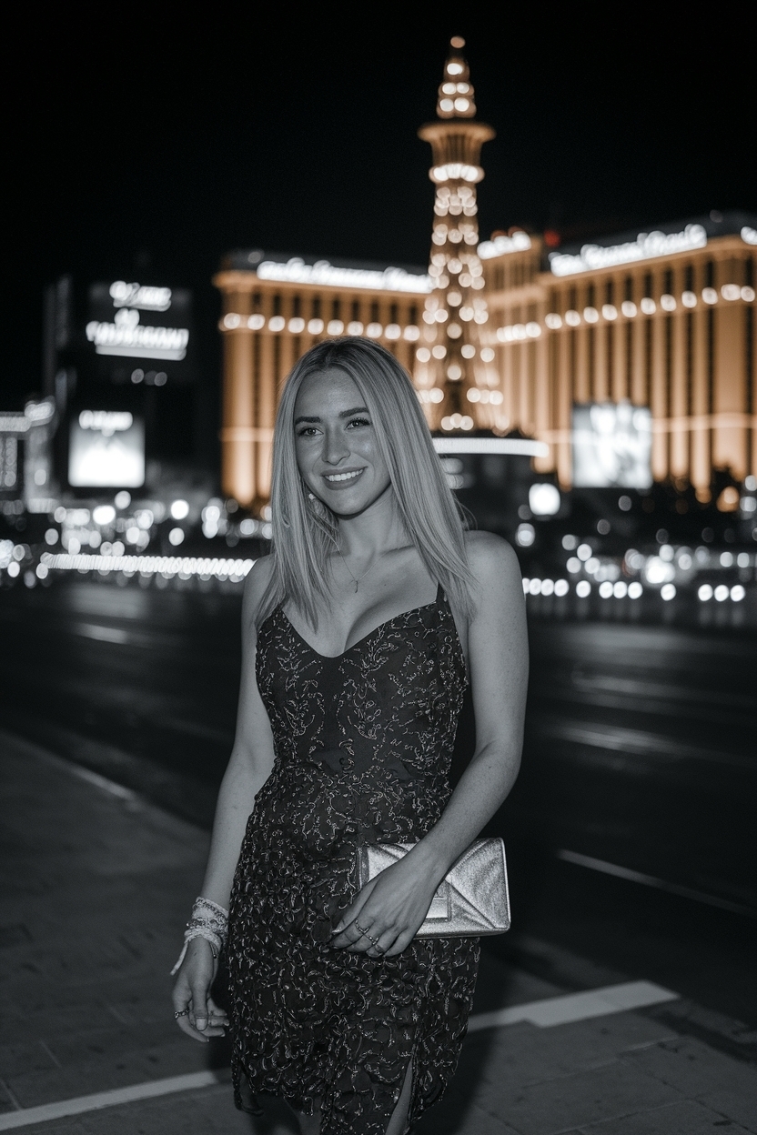 Las Vegas Outfit Ideas Night for a Glamorous Experience outfit idea
