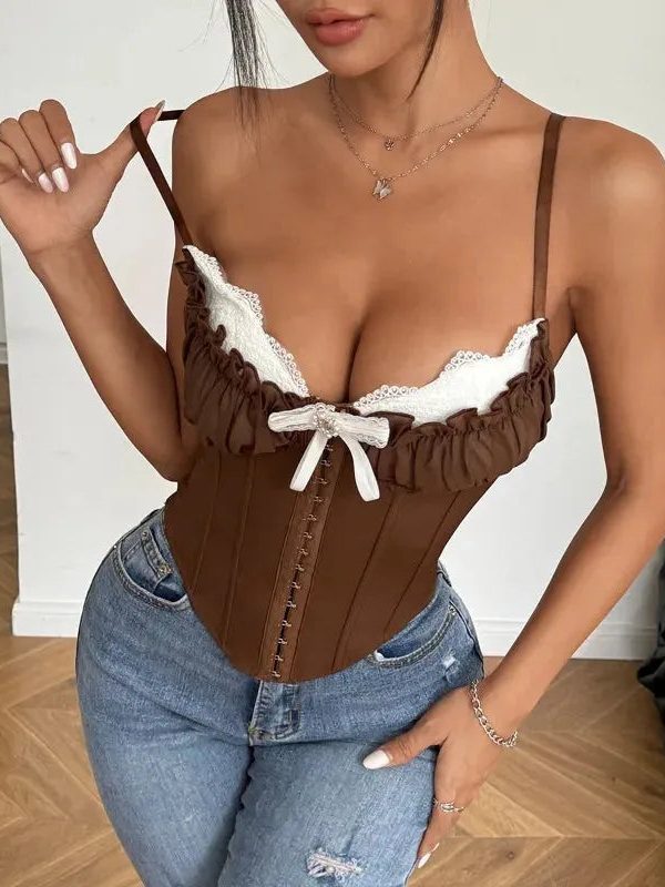 Layered Bust Corset Top