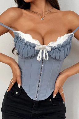 Layered Bust Corset Top