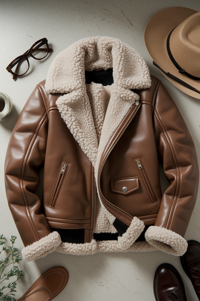 Leather Jacket with Fur Outfit: Styling Tips and Ideas outfit idea