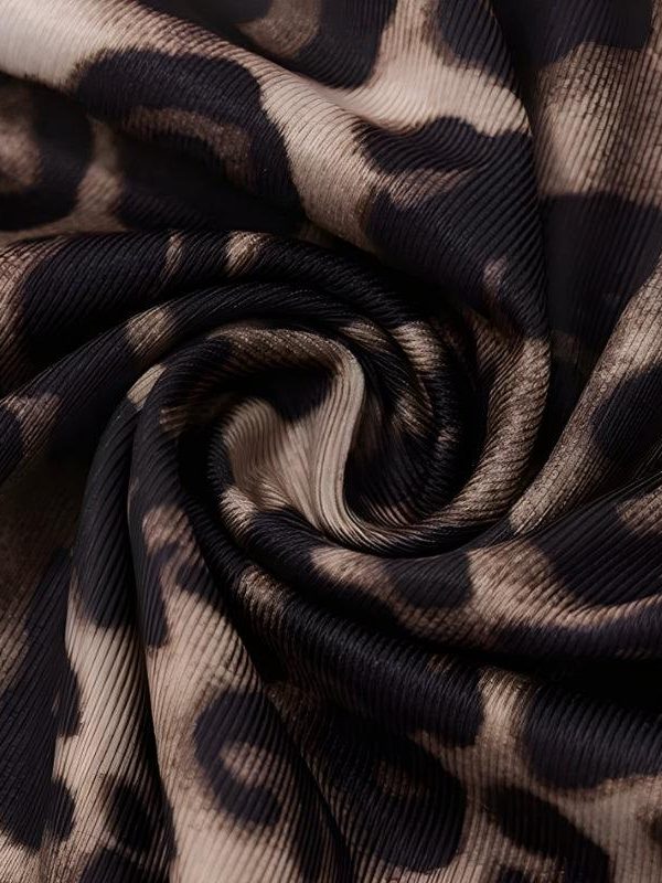 Leopard Backless Mini Dress