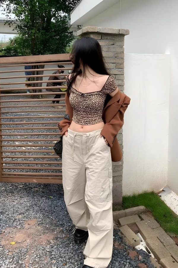 Leopard Bodycon Crop Top