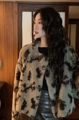 Leopard Faux Fur Jacket