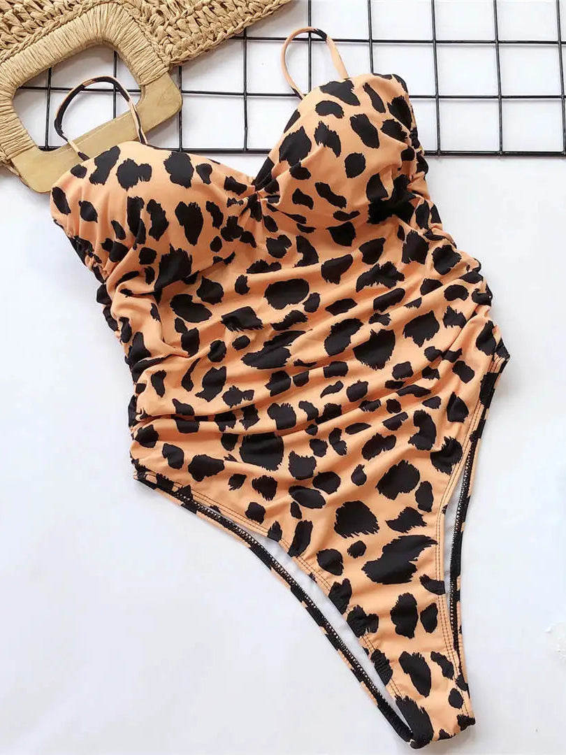 Leopard One Piece Swimsuit