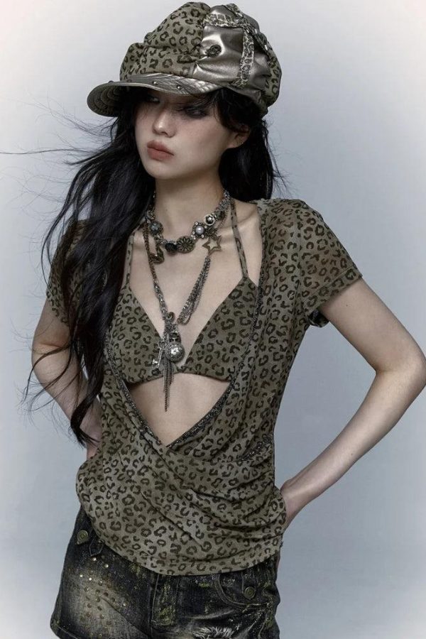 Leopard Top