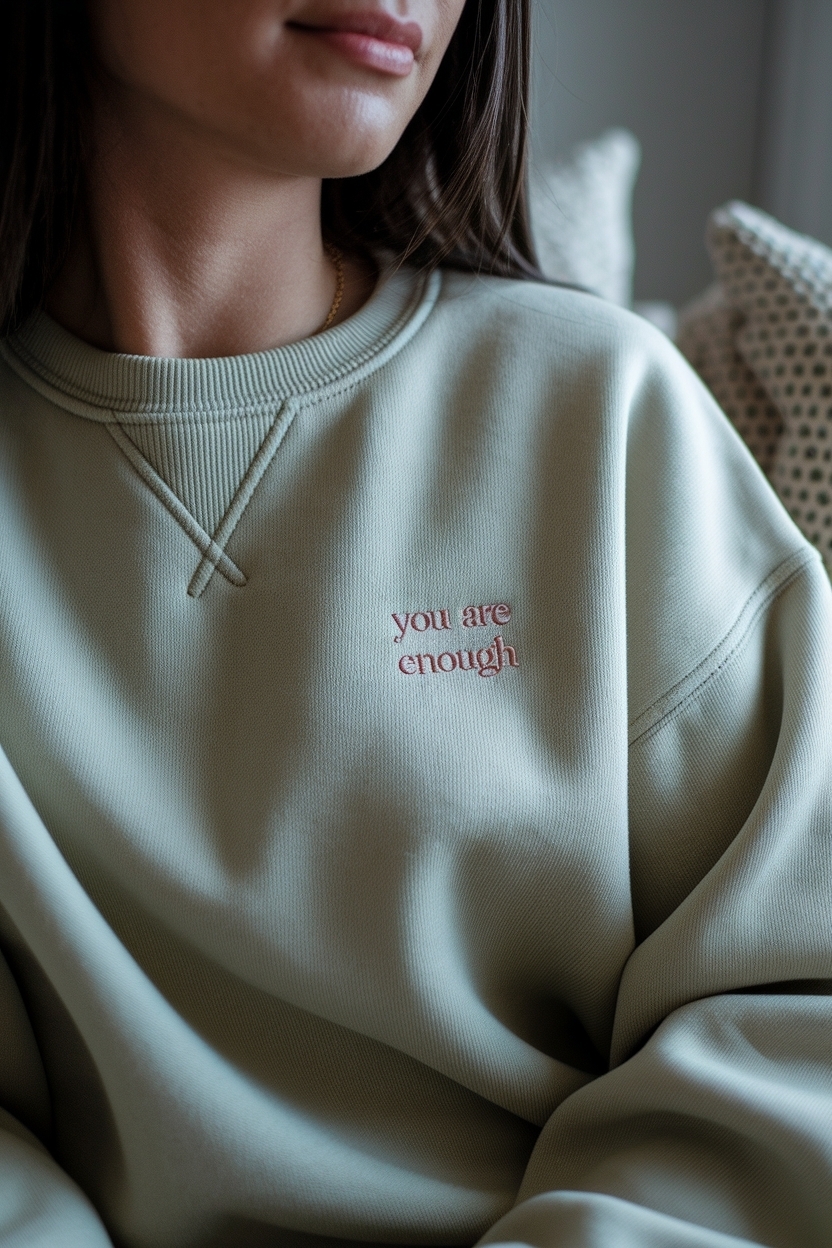 Lifestyle Photo of a Cozy Crewneck Sweat Inspiration outfit idea