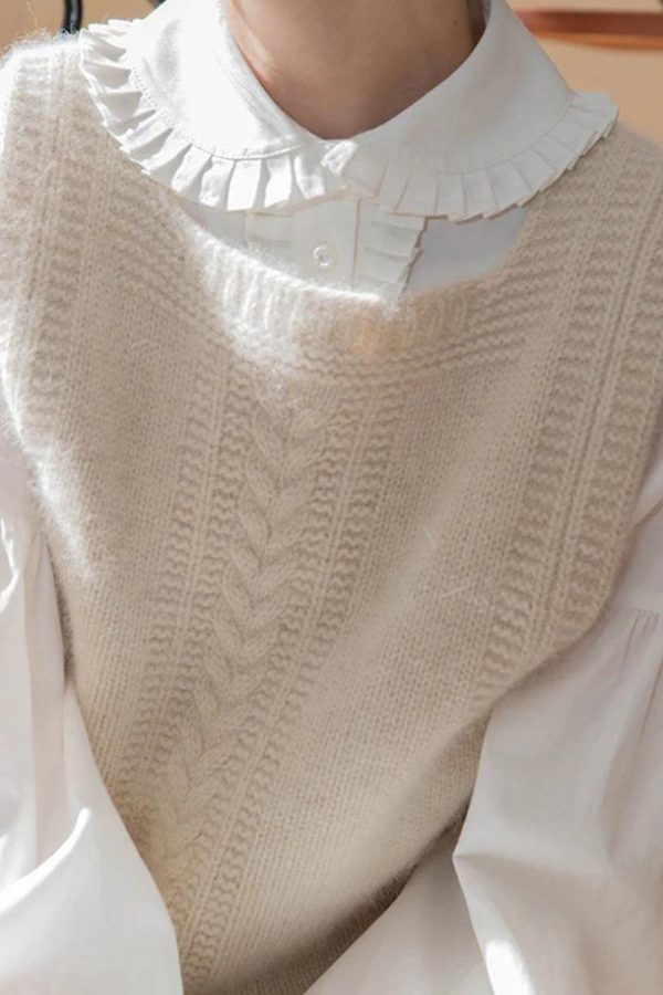 Light Academia Classic Sweater Vest