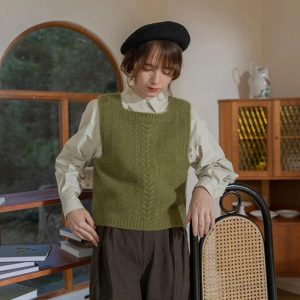 Light Academia Classic Sweater Vest