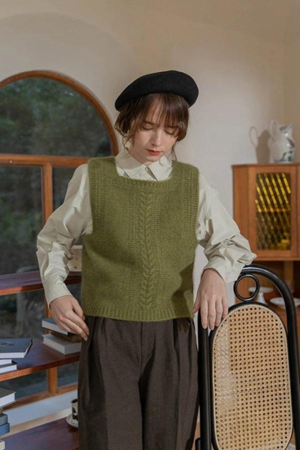 Light Academia Classic Sweater Vest