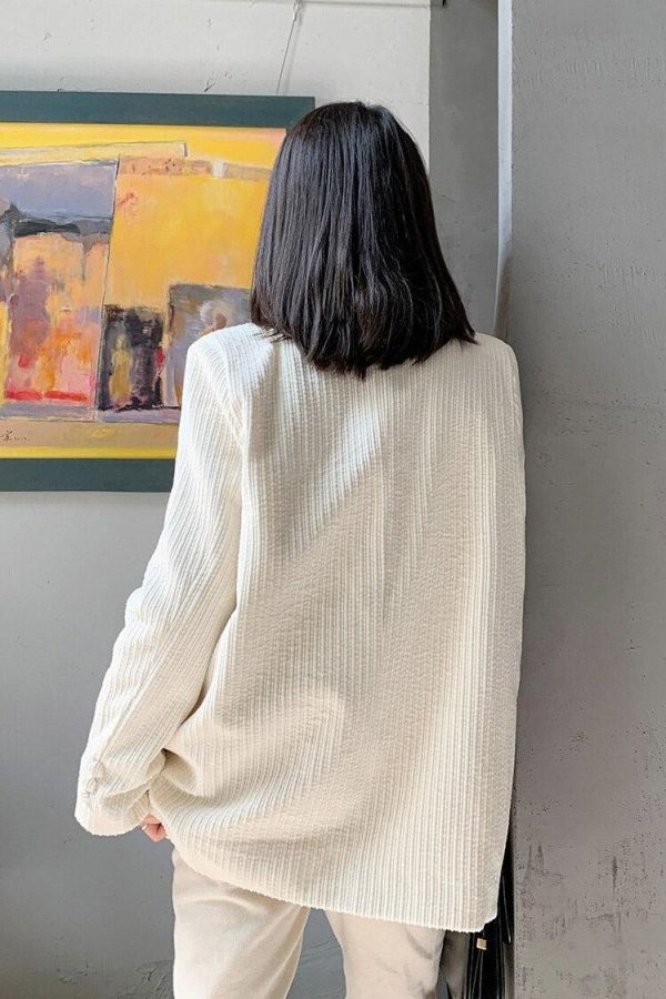 Light Academia Corduroy Blazer