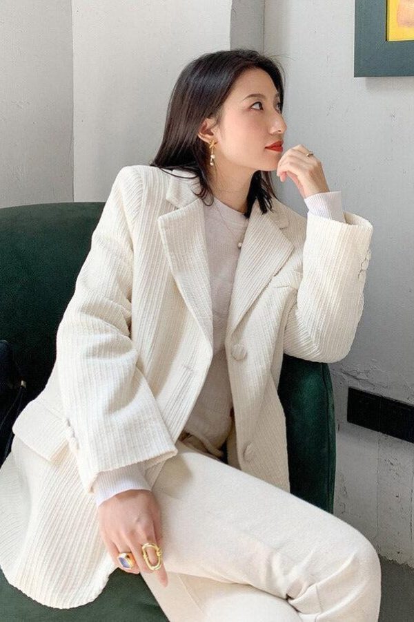 Light Academia Corduroy Blazer