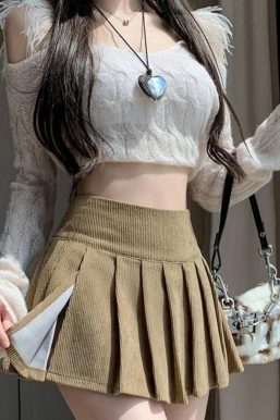 Light Academia Mini Skort