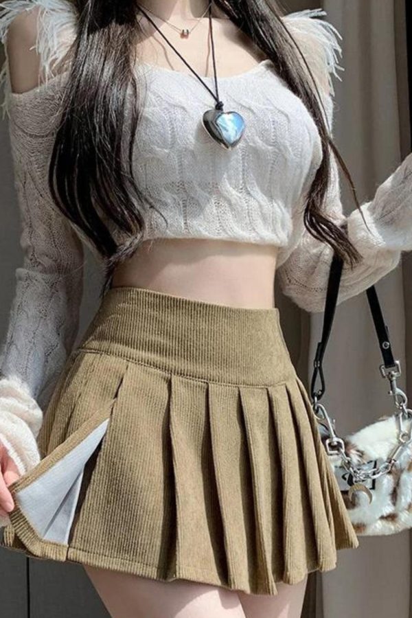 Light Academia Mini Skort