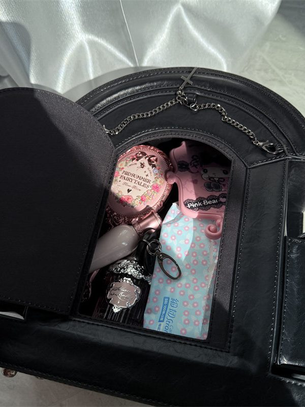 Lolita Gothic Skull Tombstone Ita Bag & Doll Bag