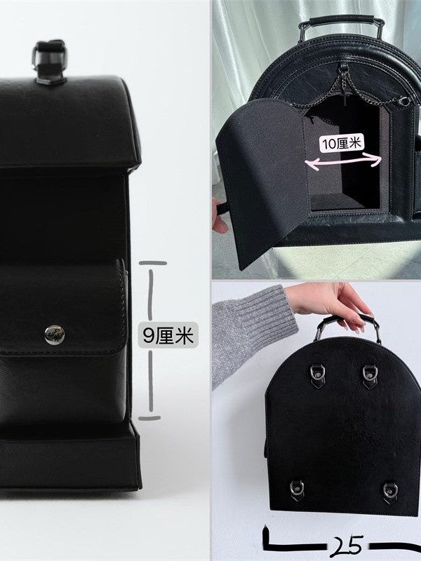 Lolita Gothic Skull Tombstone Ita Bag & Doll Bag