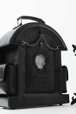 Lolita Gothic Skull Tombstone Ita Bag & Doll Bag