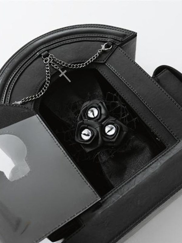 Lolita Gothic Skull Tombstone Ita Bag & Doll Bag