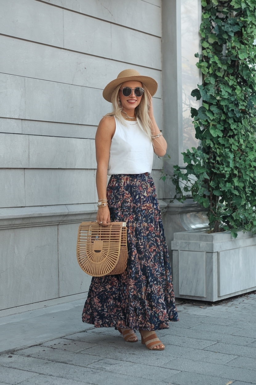 Long Skirt Outfits for Summer: Flowing and Fabulous Looks outfit idea