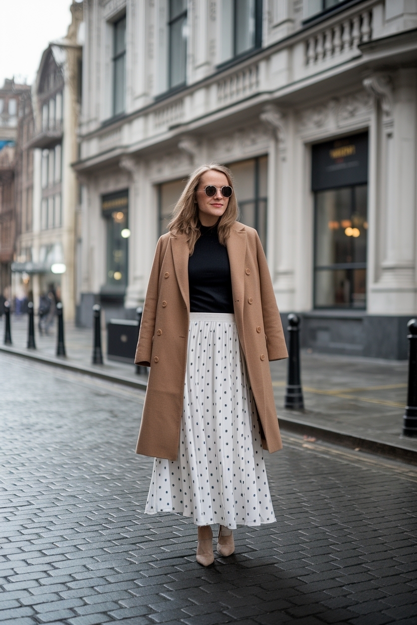 Long White Skirt Outfit Ideas: Fresh and Bright outfit idea