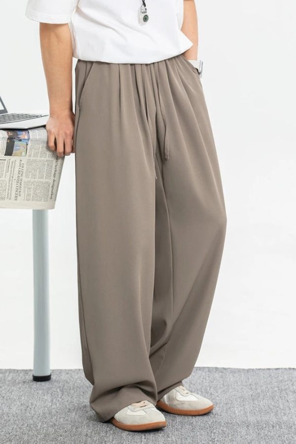 Loose Fit Drawstring Pants