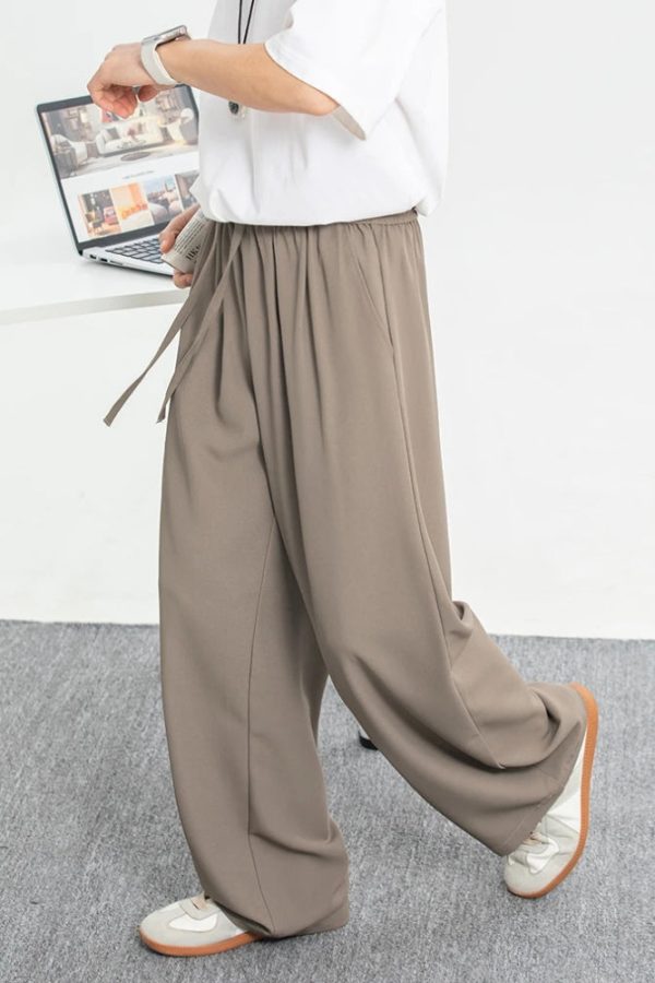 Loose Fit Drawstring Pants