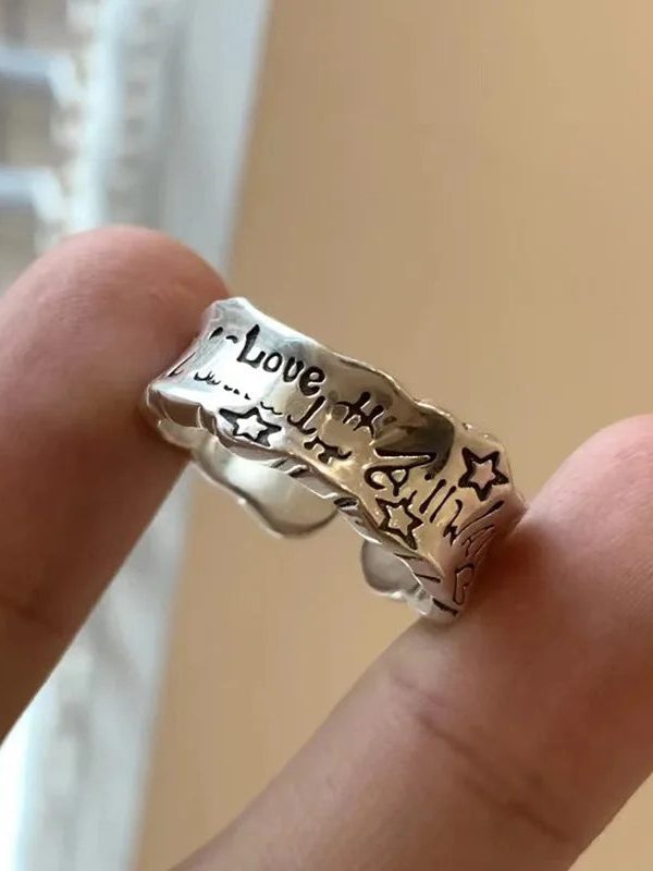 Love Engraved Ring