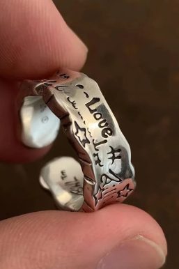 Love Engraved Ring