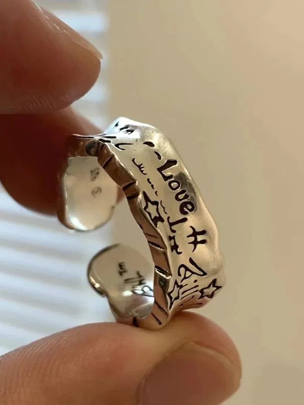 Love Engraved Ring