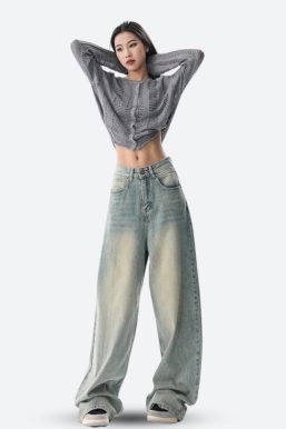 Low Rise Baggy Denim Jeans