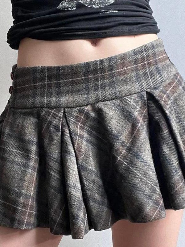 Low Rise Mini Skirt