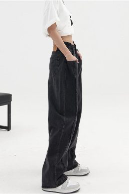 Low Rise Wide Leg Baggy Jeans
