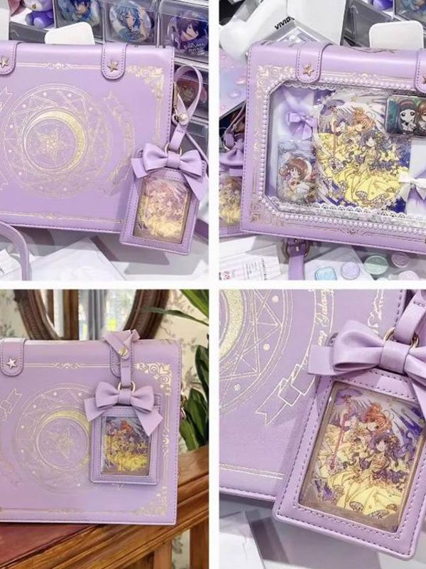 Magic Book Ita Bag Cute Crossbody and Shoulder Design for Pins