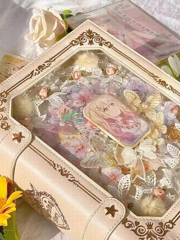 Magic Book Ita Bag Cute Crossbody and Shoulder Design for Pins