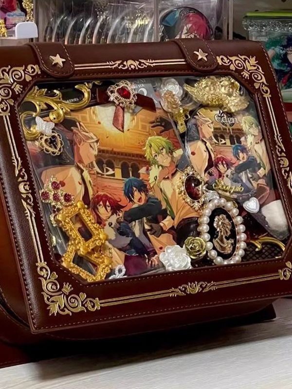 Magic Book Ita Bag Cute Crossbody and Shoulder Design for Pins