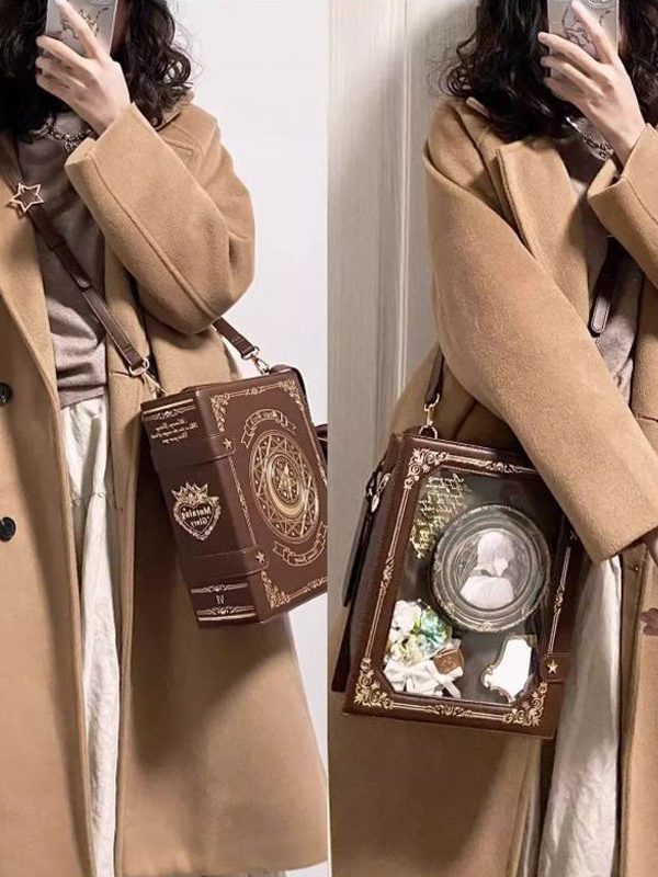 Magic Book Ita Bag Cute Crossbody and Shoulder Design for Pins