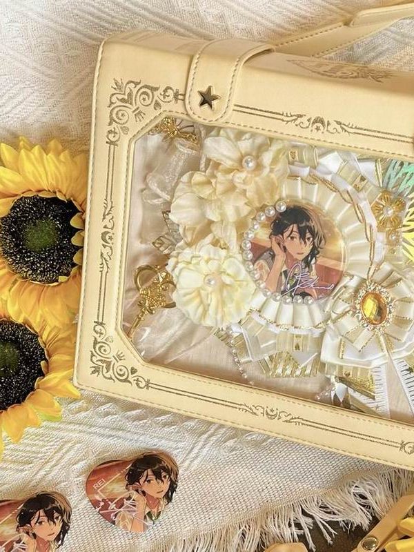 Magic Book Ita Bag Cute Crossbody and Shoulder Design for Pins