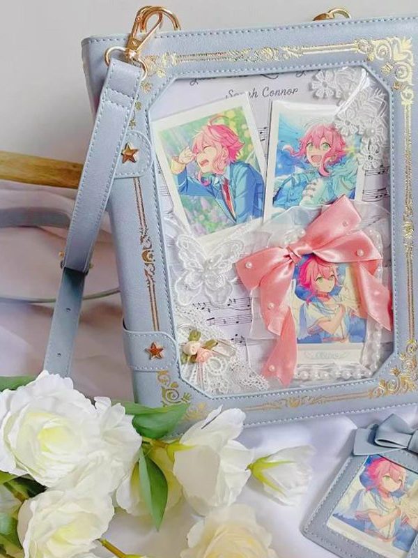 Magic Book Ita Bag Cute Crossbody and Shoulder Design for Pins