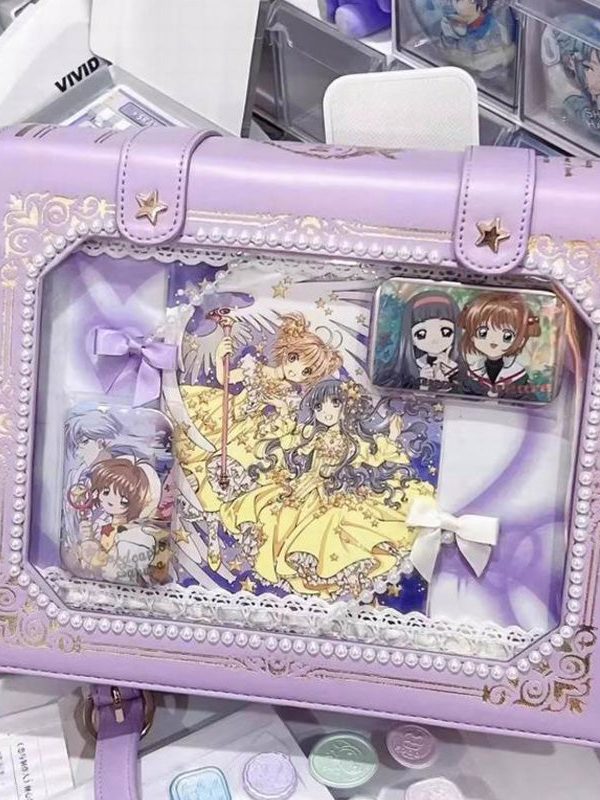 Magic Book Ita Bag Cute Crossbody and Shoulder Design for Pins